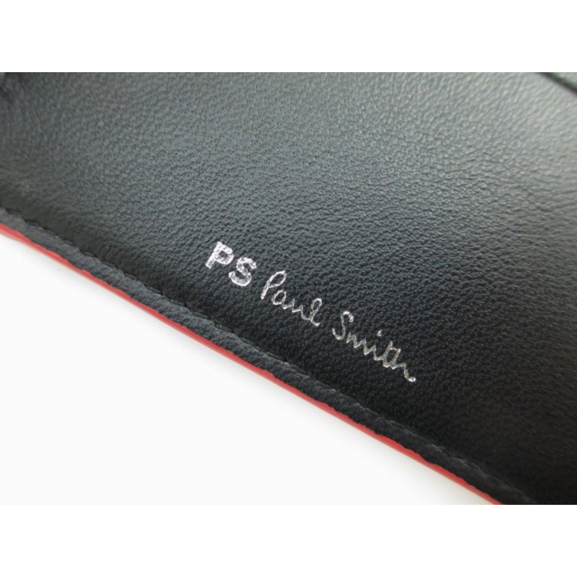 Paul Smith(ポールスミス)の☆店頭完売☆新品☆箱付 ポールスミス かぶせ 折り財布 黒☆ メンズのファッション小物(折り財布)の商品写真