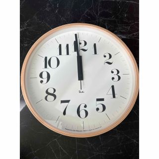 リキクロック　RIKI CLOCK 渡辺 力 Lemnos 　太文字(掛時計/柱時計)