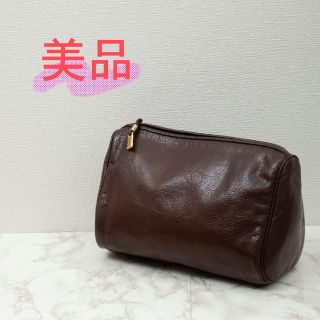 ロエベ(LOEWE)の【美品】LOEWE(ロエベ)アナグラム ロゴ型押し レザー マルチポーチ！(ポーチ)