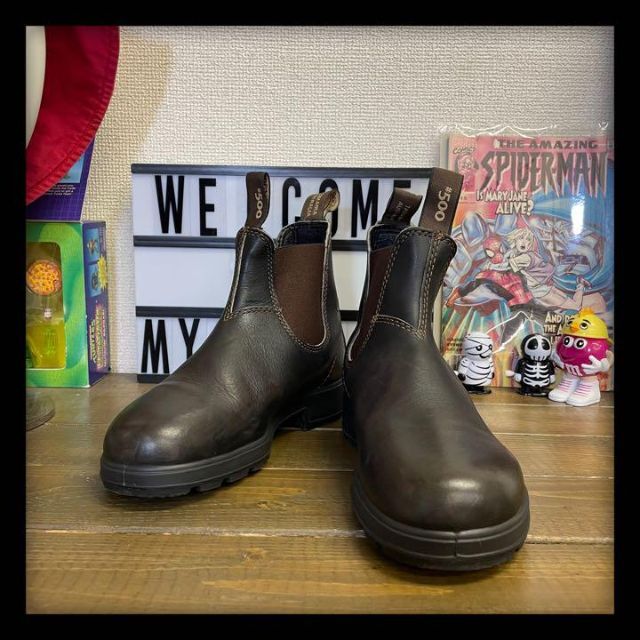 Blundstone(ブランドストーン)の良品 BLUNDSTONE サイドゴアブーツ 4 ブラウン 500 雨の日OK！ レディースの靴/シューズ(ブーツ)の商品写真