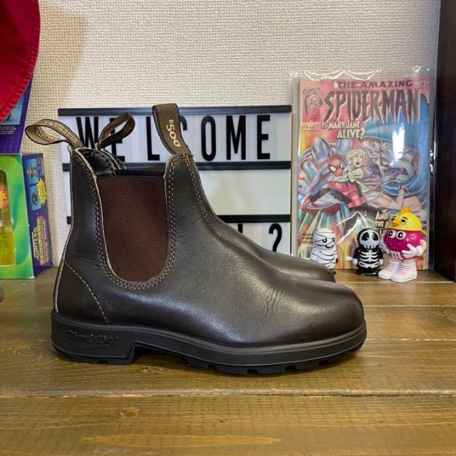 Blundstone(ブランドストーン)の良品 BLUNDSTONE サイドゴアブーツ 4 ブラウン 500 雨の日OK！ レディースの靴/シューズ(ブーツ)の商品写真