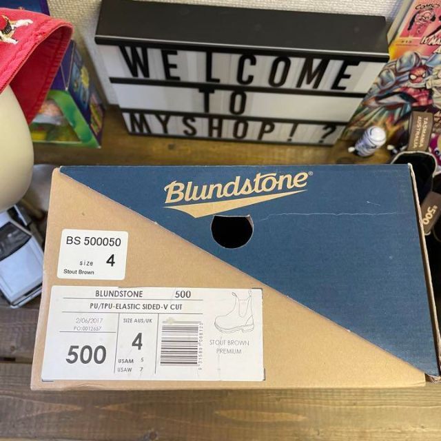 Blundstone(ブランドストーン)の良品 BLUNDSTONE サイドゴアブーツ 4 ブラウン 500 雨の日OK！ レディースの靴/シューズ(ブーツ)の商品写真