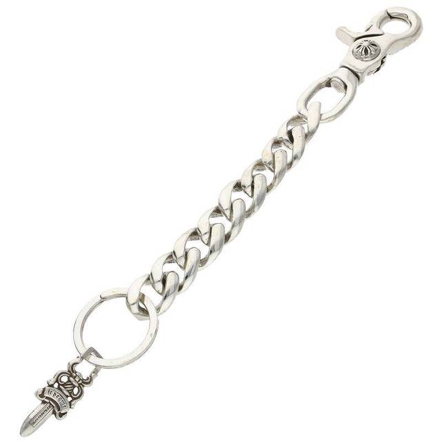 即納】 Chrome ロング メンズ シルバーキーチェーン CLASSIC-L/ロングクラシックリンク CHN CLP クロムハーツ - Hearts ウォレットチェーン - kajal.pl