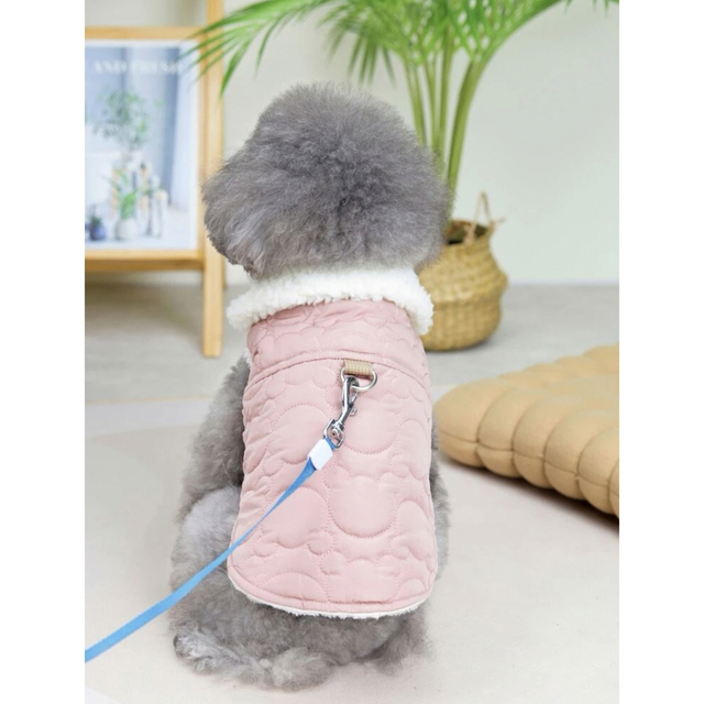 犬服 キルティング ジャケット ハンドメイドのペット(ペット服/アクセサリー)の商品写真