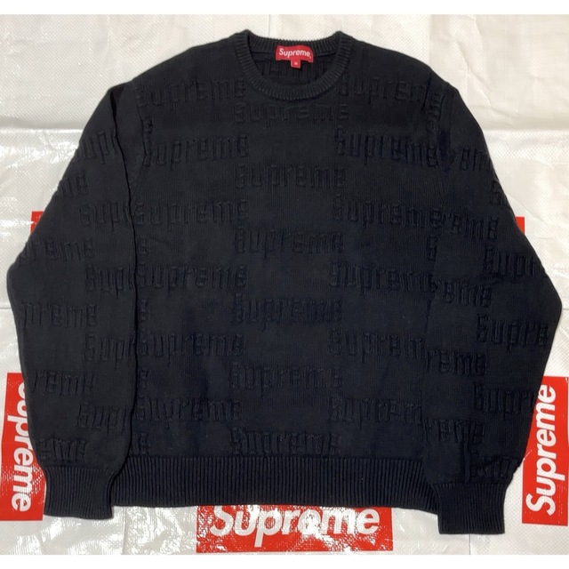 Supreme シュプリーム Raised Logo Sweater セーター は自分にプチご