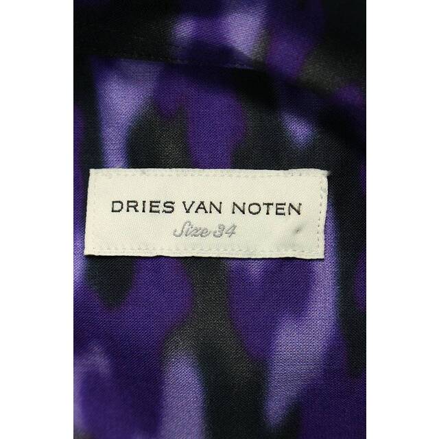 DRIES VAN NOTEN(ドリスヴァンノッテン)のドリスヴァンノッテン 21AW CHOW 4340 タイダイマルチ総柄比翼長袖シャツ レディース 34 レディースのトップス(シャツ/ブラウス(長袖/七分))の商品写真