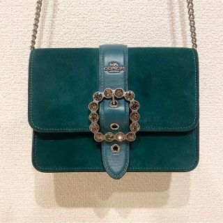 コーチ(COACH)のCOACH グリーン ビジュー ショルダーバッグ(ショルダーバッグ)