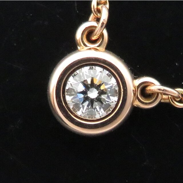 ティファニー TIFFANY&Co. バイザヤード ネックレス 1Pダイヤモンド エルサ・ペレッティ ペンダント K18PG ピンクゴールド / 096906【中古】【BJ】 ティファニー TIFFANY&Co. バイザヤード ネックレス 1Pダイヤモンド エルサ・ペレッティ ペンダント K18PG ピンクゴールド / 096906【中古】【BJ】