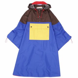 マルニ(Marni)のマルニ MARNI ポンチョ ケープ フード付き コート ナイロン アウター レディース フリー(M~L相当) マルチカラー(その他)