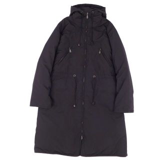 マックスマーラ(Max Mara)の美品 マックスマーラ Max Mara RAINWEAR コート ロングコート ダウンコート フーディー 無地 アウター レディース JI44 GB12 FB42(L相当) ブラック(その他)