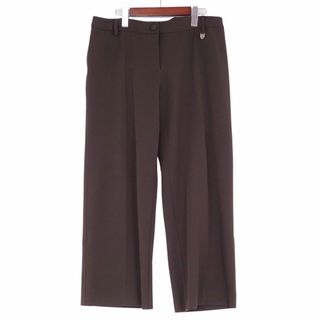 マックスマーラ(Max Mara)の美品 マックスマーラ Max Mara WEEKEND パンツ ロングパンツ 無地 ボトムス レディース JI48 USA14 GB16(XXL相当) ブラウン(その他)