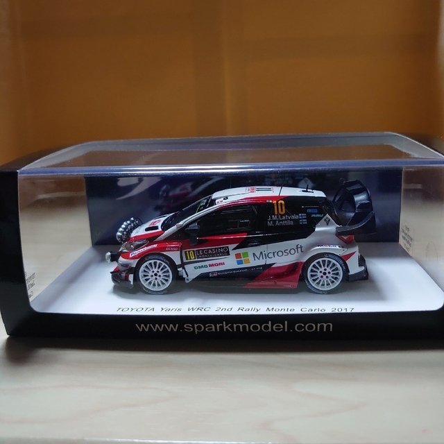 【驚きの価格が実現！】 スパーク1/43.トヨタヤリス.WRCモンテ・アルバンカルロ2017。 ミニカー