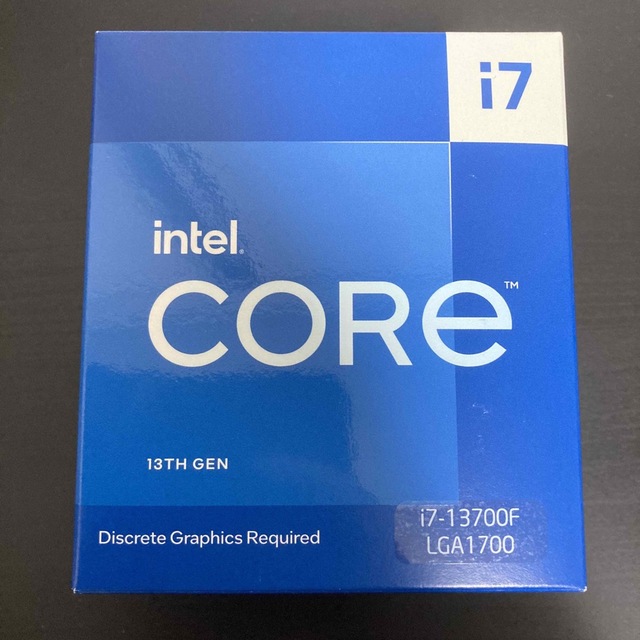 【新品】 Intel 第13世代CPU RPL-S Core i7-13700F