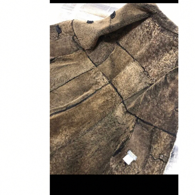 美品　着用２回　ムートン　ロングコート　クリーニング済み レディースのジャケット/アウター(ムートンコート)の商品写真