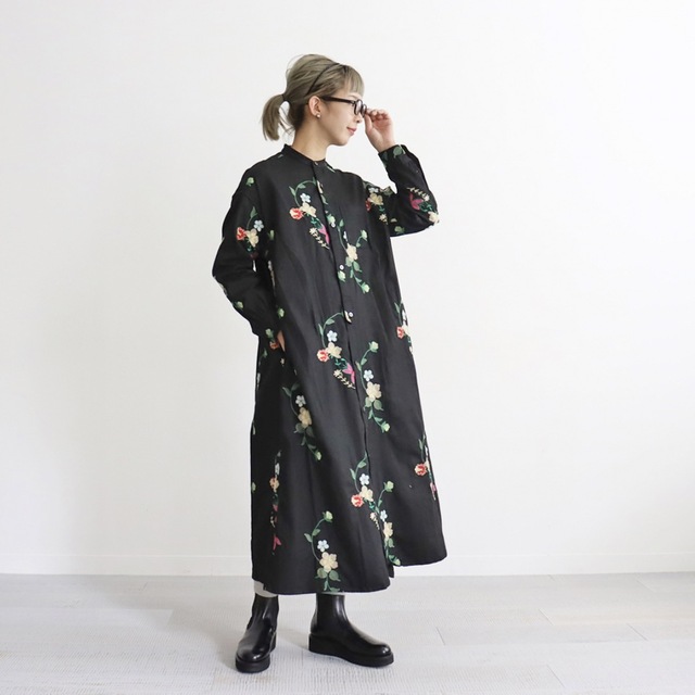 エンジニアドガーメンツENGINEERED GARMENTS 花柄　ワンピース　ドレスアップ