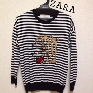 ザラ(ZARA)の美品！  ZARA ボーダーニット☆(ニット/セーター)