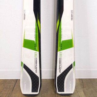 エラン ELAN AMPHIBIO 88 XTI 170cm アンファビオ カービング スキー板 ゲレンデ 基礎スキー アウトドア 重量実測:約1900g(一本当たり)