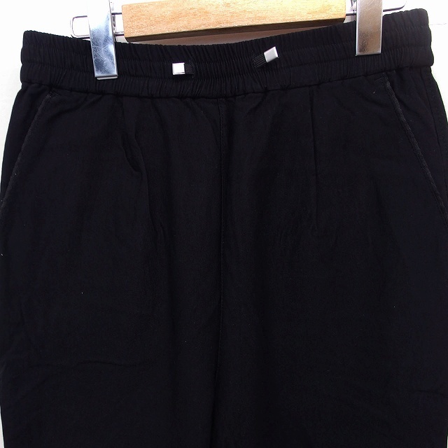 coen(コーエン)のコーエン coen イージー テーパード パンツ 無地 M ブラック 黒 レディースのパンツ(その他)の商品写真