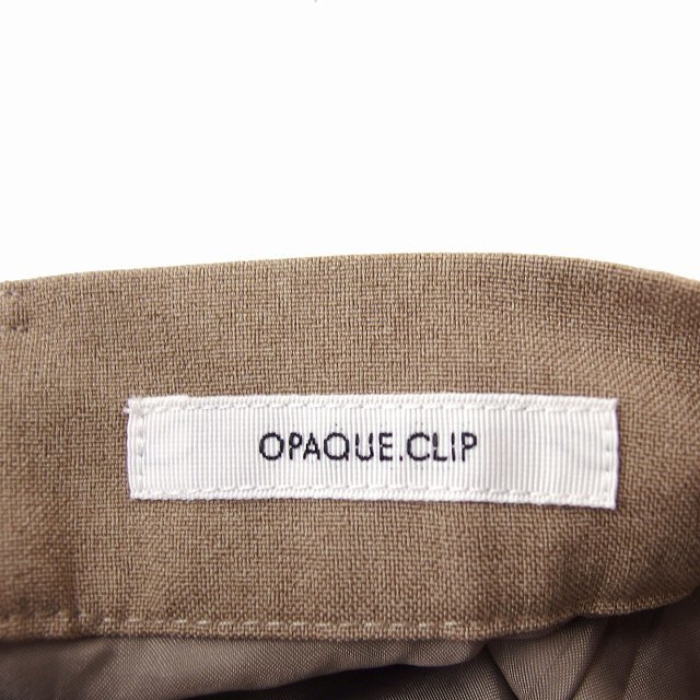 OPAQUE.CLIP(オペークドットクリップ)のオペークドットクリップ OPAQUE.CLIP タック テーパードパンツ 38 レディースのパンツ(その他)の商品写真