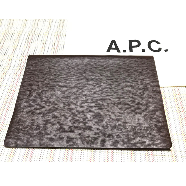 メンズ新品未使用 A.P.C. アーペーセー  革製  書類ケース 鞄