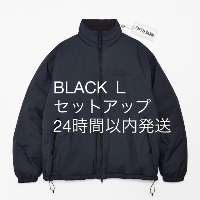 人気激安 NYLON L ennoy NYLONJACKET TRIPLEBLACK NYLON PADDED サイズ