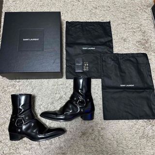 Saint Laurent - SaintLaurent リングブーツ ハーネスブーツ サン ...