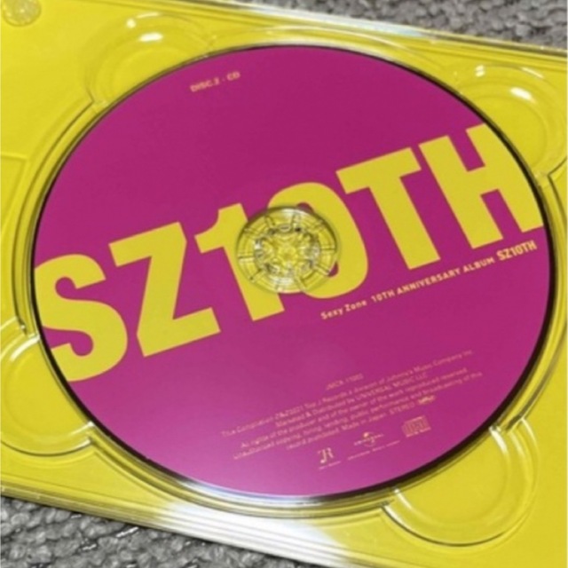 Sexy Zone(セクシー ゾーン)のSexy Zone SZ10TH (初回限定盤A)(2CD+Blu-ray) エンタメ/ホビーのCD(ポップス/ロック(邦楽))の商品写真