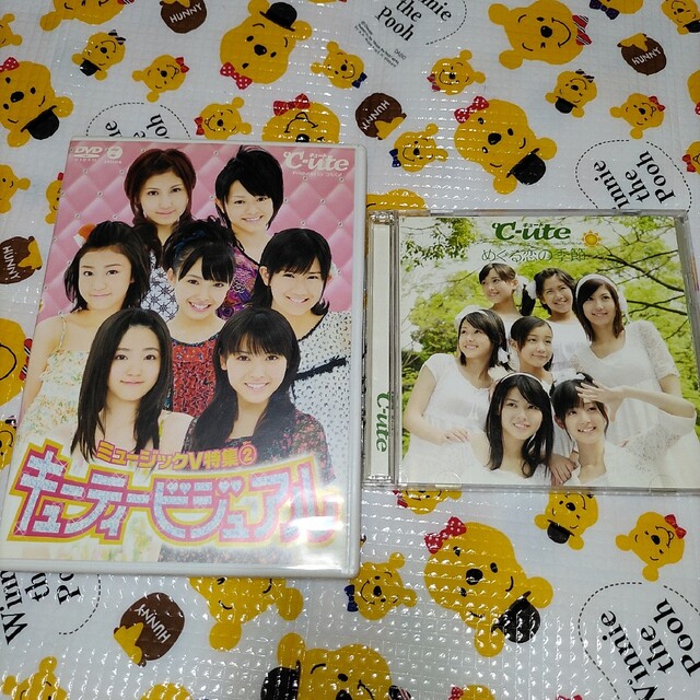 ℃-ute DVDキューティービジュアル めぐる恋の季節シングルCD エンタメ/ホビーのDVD/ブルーレイ(ミュージック)の商品写真