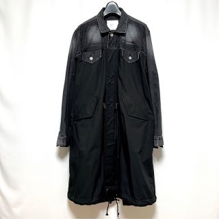 nike sacai トレンチジャケット　サイズ2xl black