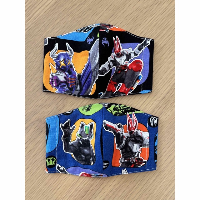 インナーマスク 2枚セット 仮面ライダー ハンドメイドのキッズ/ベビー(外出用品)の商品写真