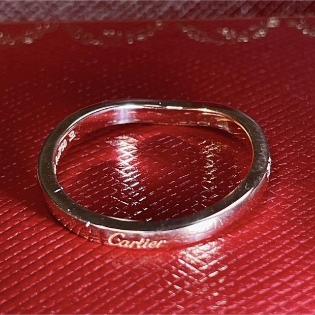 新品仕上げ済】カルティエ バレリーナ ウェディング リング #50【9293
