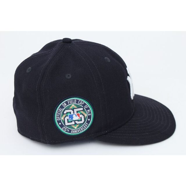 ニューエラ キャップ 25th ニューヨーク・ヤンキース 59FIFTY 25周年記念 ブランド 帽子 MLB メンズ 7.25サイズ ブラック NEW ERA