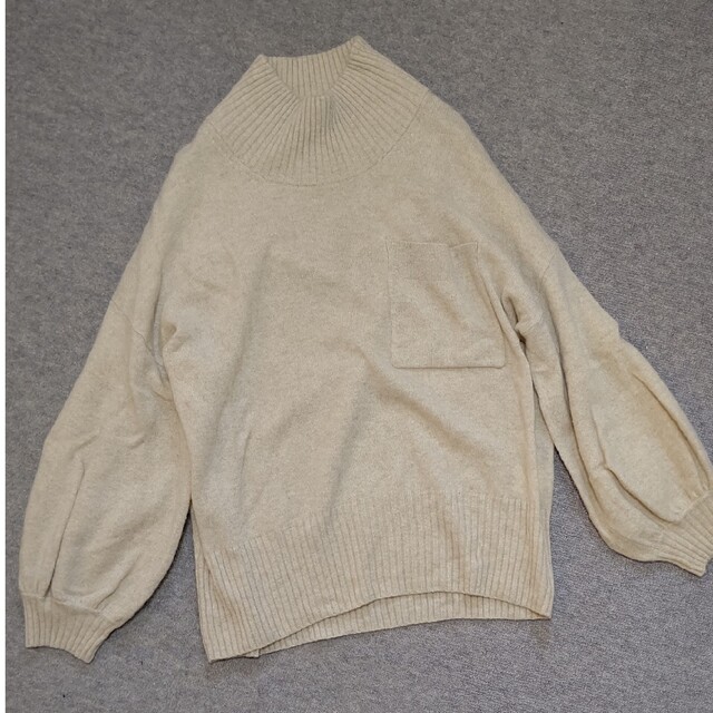 THE FACTORY 胸ポケット カシミヤ100％ ニット セーター