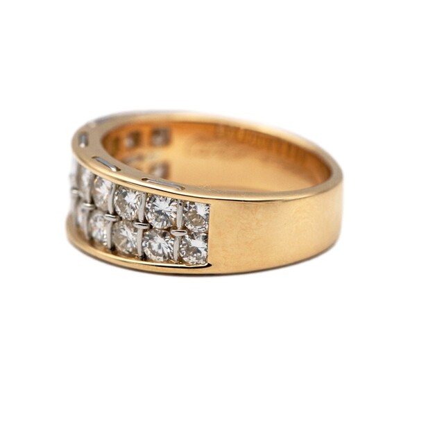 Cartier(カルティエ)の美品 カルティエ セレナーデ リング 50 約9.5号 ダイヤモンド OR750 K18YG イエローゴールド レディース 指輪 ジュエリー CARTIER レディースのアクセサリー(リング(指輪))の商品写真