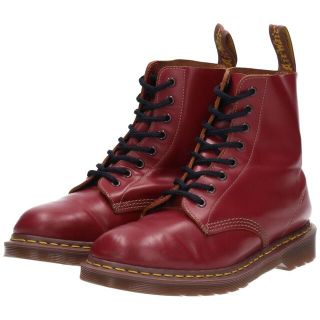 ドクターマーチン(Dr.Martens)の古着 ドクターマーチン Dr.Martens 刻印前 復刻 8ホールブーツ 英国製 UK8 メンズ26.5cm /saa010714(ブーツ)