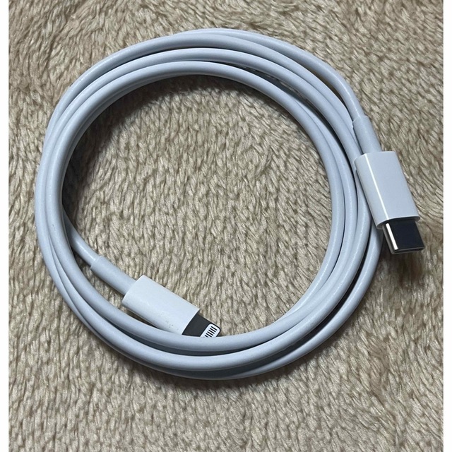 Apple(アップル)のiPhone 純正 ライトニングケーブル　USB-C 2個 スマホ/家電/カメラのスマホアクセサリー(その他)の商品写真