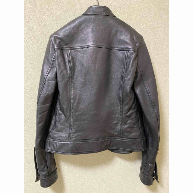 残りわずか】 537 GUCCI グッチ レザー ライダース ジャケット 40