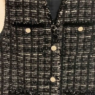 IENA - IENA Monotone Tweed ジレ イエナツイードベストの通販 by らら