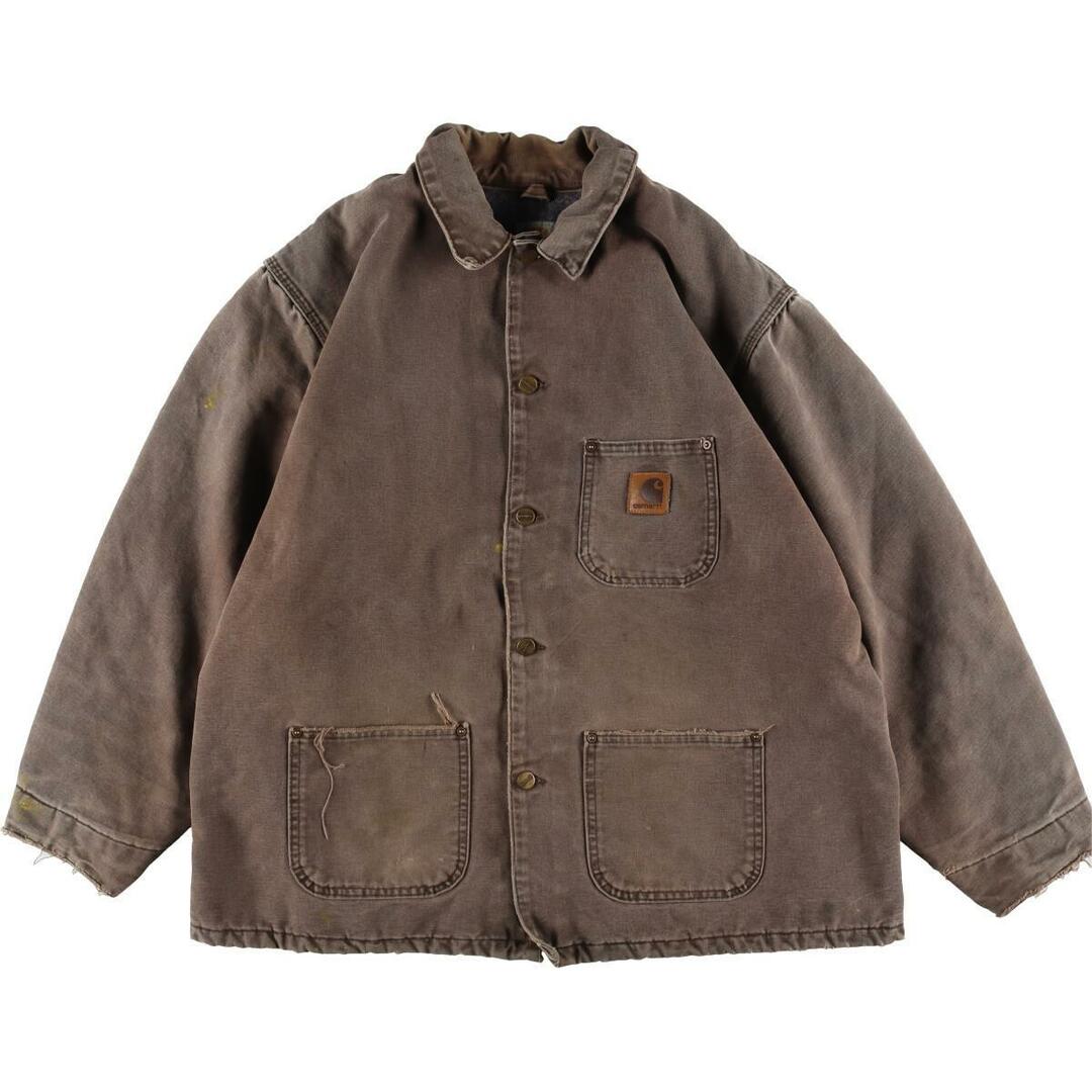 カーハート Carhartt ミシガンチョアコート ダック地ワークジャケット USA製 メンズXL /eaa306644