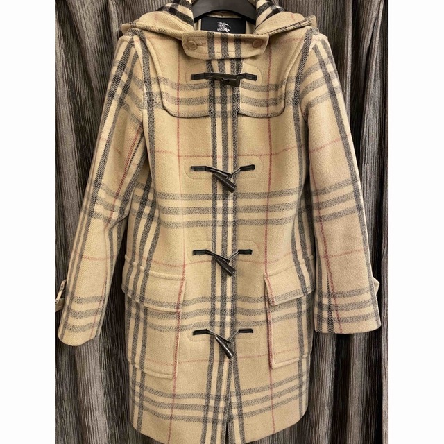 BURBERRY - Burberry ノバチェック柄ダッフルコート フード付きの通販