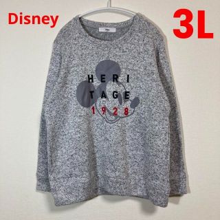 ディズニー(Disney)の最終値下げ‼️Disney スウェット トレーナー ミッキー 3Lサイズ 裏起毛(トレーナー/スウェット)