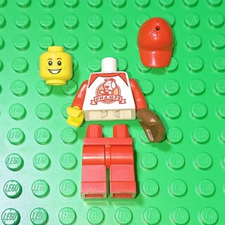レゴ(Lego)の【新品】LEGO 野球少年フィグ《Ｃ１》レゴ ミニフィギュア アイテム(その他)