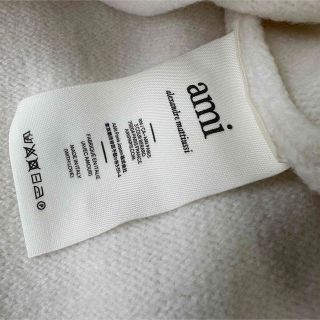 ami - 少し訳あり? Ami Paris アミパリス タートルネック セーター 白