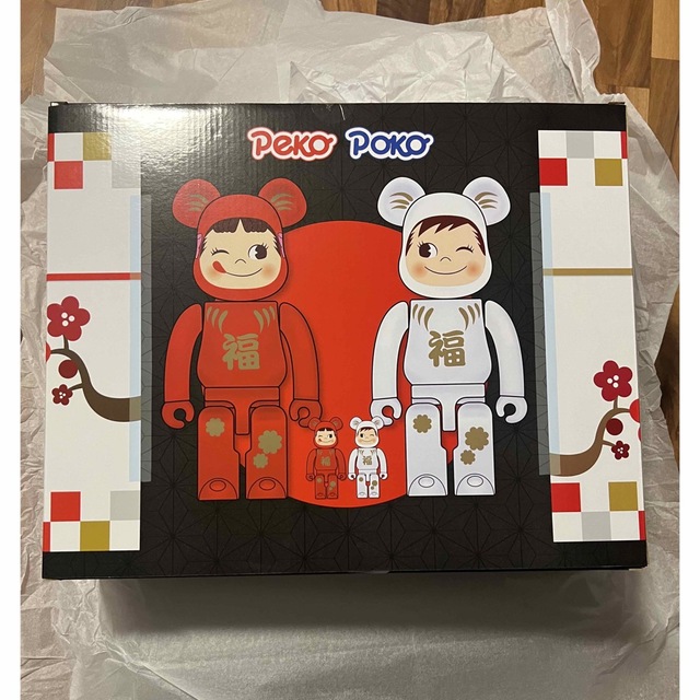 BE＠RBRICK 達磨 ペコちゃん & ポコちゃん 100% & 400%