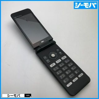 キョウセラ(京セラ)の607 GRATINA 4G KYF31 中古 auガラケー ブラック(携帯電話本体)