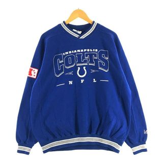 リー(Lee)の古着 リー Lee SPORT NFL INDIANAPOLIS COLTS インディアナポリスコルツ スウェットシャツ トレーナー メンズL /eaa296108(スウェット)