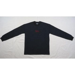 ステューシー(STUSSY)のStussy Pursuit L/S Shirt Tee 黒 XS 長袖Ｔシャツ(Tシャツ/カットソー(七分/長袖))