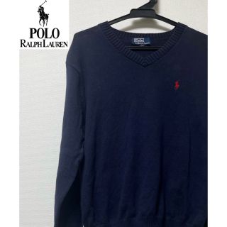 ラルフローレン(Ralph Lauren)のタロージローちゃん様　　ラルフローレン　ニット　ネイビー　150サイズ(ニット)