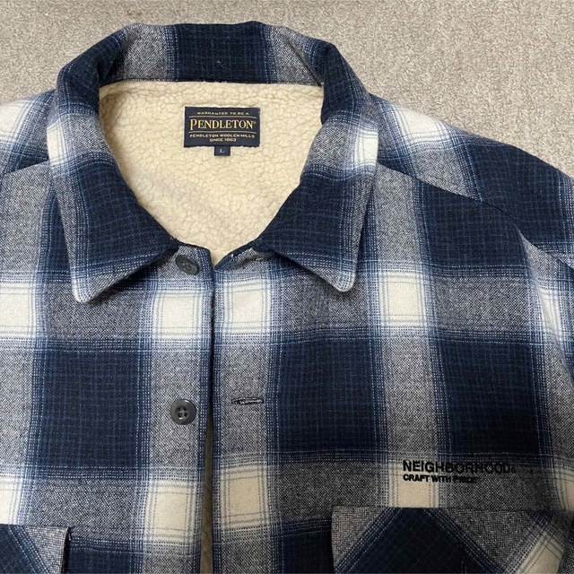 NEIGHBORHOOD PENDLETON CHECK BOA SH LS