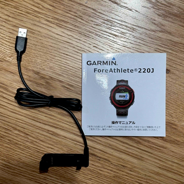 GARMIN(ガーミン)のGarmin ガーミン　Fore Athlete 220J ランニングウォッチ スポーツ/アウトドアのランニング(その他)の商品写真